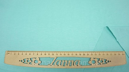  Ткань стрейч-кулир (Супрем) цвет аквамарин - легкое, мягкое, прочное, эластично. . фото 5