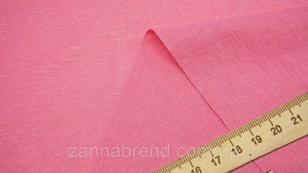  Ткань футболочная Лакоста с эффектом легкой жатки (вискозный трикотаж) цвет роз. . фото 3