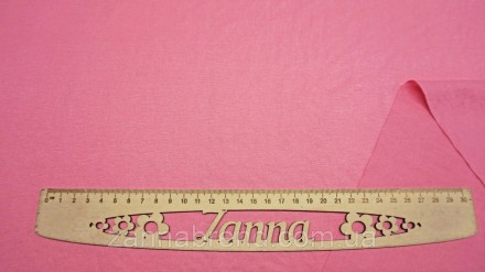  Ткань футболочная Лакоста с эффектом легкой жатки (вискозный трикотаж) цвет роз. . фото 5