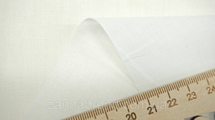  Ткань батист цвет молочный - тонкий и легкий хлопчатобумажный материал, нежный . . фото 3