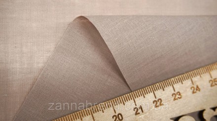  Ткань батист цвет капучино - тонкий и легкий хлопчатобумажный материал, нежный . . фото 3
