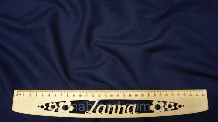  Ткань бенгалин-джинс стрейч цвет темно-синий - является красивой, практичной тк. . фото 4