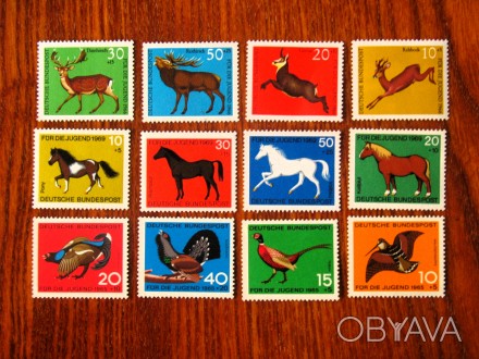 У добірці 36 марок з фауною (9 серій, Німеччина). Стан дуже добрий.
Ціна вказан. . фото 1