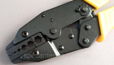 Пресс-клещи кримпер для обжимки коаксиального кабеля RG6 RG58 RG59.Предназначен . . фото 4