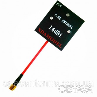 Антена FPV 5.8G 14 dbi FPV Panel/Patch, SMA-male.Характеристики:
Спеціально розр. . фото 1