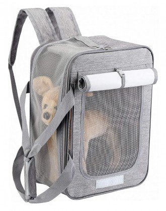  Рюкзак-переноска для собак и кошек отлично подходит для домашних питомцев мален. . фото 2