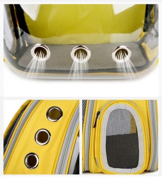  Инновационный рюкзак-переноска капсула с прозрачными стенками – это идеальный п. . фото 6