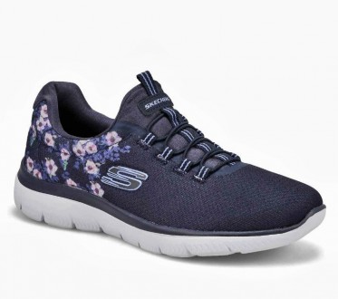 Жіночі кросівки Skechers Summits Perfect Blossom - Темно-синій Додайте трохи кві. . фото 2