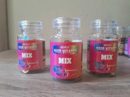 Вітамінні капсули для волосся Sevich Hair Vitamin Mix містять в баночці мікс з 7. . фото 3