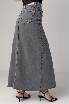 Коллекция юбок от LUREX пополнилась стильной новиной - длинной джинсовой юбкой с. . фото 3