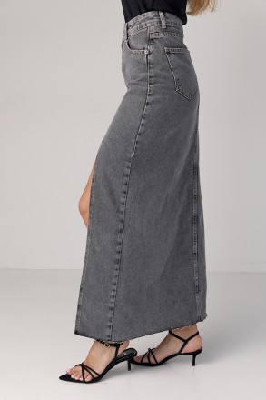 Коллекция юбок от LUREX пополнилась стильной новиной - длинной джинсовой юбкой с. . фото 6