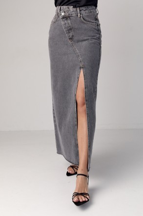 Коллекция юбок от LUREX пополнилась стильной новиной - длинной джинсовой юбкой с. . фото 9
