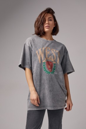 Эта женская футболка от LUREX порадует тебя свободным кроем и стильным дизайном.. . фото 8