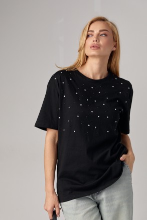 Эта женская трикотажная футболка станет ярким и стильным элементом вашего гардер. . фото 7