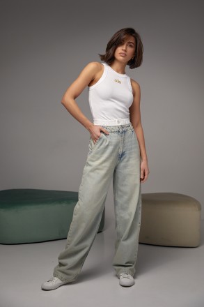 Женские джинсы wide leg – это модель, которая отличается широкими штанинами, соз. . фото 7