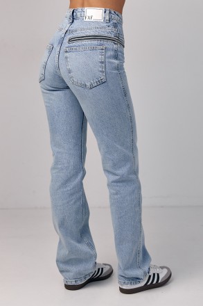 Женские джинсы с высокой посадкой - это стильный и удобный выбор для создания мо. . фото 3