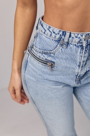 Женские джинсы с высокой посадкой - это стильный и удобный выбор для создания мо. . фото 5