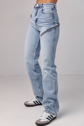 Женские джинсы с высокой посадкой - это стильный и удобный выбор для создания мо. . фото 7