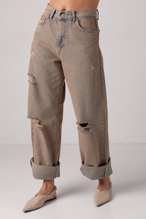 Эти женские джинсы baggy — воплощение стиля и беззаботности. Их широкий крой соз. . фото 8
