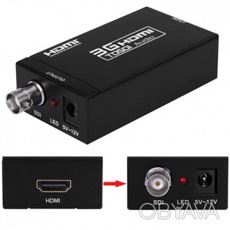 HDMI-SDI конвертер дозволяє відтворювати зображення, отримане з HDMI джерел, на . . фото 1