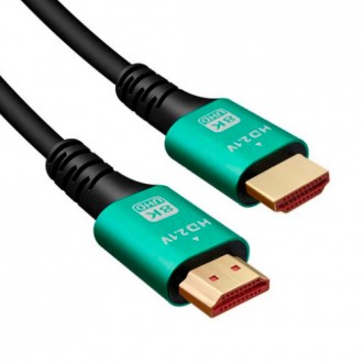 Кабель HDMI - HDMI 5м v2.1 8K UHD позолоченный грубый, Premium. Киев. фото 1 Кабель HDMI - HDMI 5м v2.1 8K UHD позолоченный грубый, Premium. Киев. фото 1