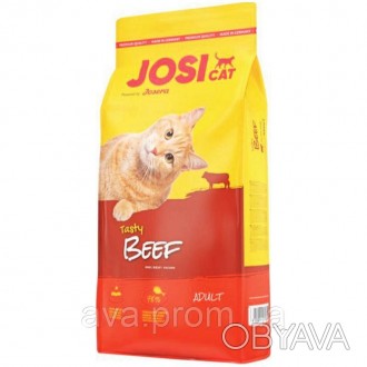 JosiCat Tasty Beef - смачна їжа для котів, які люблять яловичину. Корм добре під. . фото 1