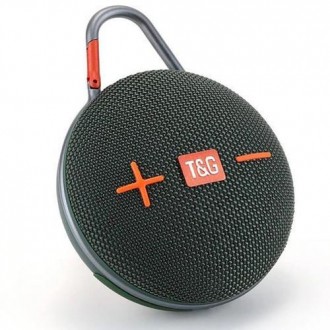 Bluetooth-колонка TG648, з функцією speakerphone, радіо, green. . фото 4