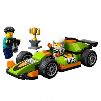 Конструктор LEGO City Зелений автомобіль для перегонів - відкриває двері у світ . . фото 4