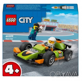 Конструктор LEGO City Зелений автомобіль для перегонів - відкриває двері у світ . . фото 1
