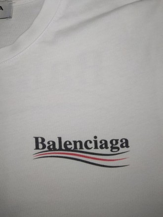 Дівчатка, продам фірмову якісну футболку з різнокольоровим принтом від Balenciag. . фото 5