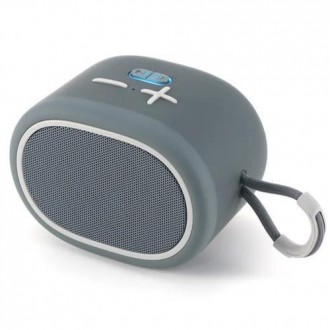 Bluetooth-колонка TG662, з функцією speakerphone, радіо, grey. . фото 2