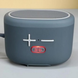 Bluetooth-колонка TG662, з функцією speakerphone, радіо, grey. . фото 5