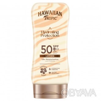 Сонцезахисний лосьйон Hawaiian Tropic Hydration Protection Sun Lotion SPF 50 має. . фото 1