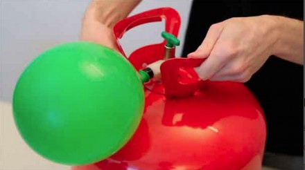 Портативний балон із гелієм (на 30 кульок діаметром 23 см) низького тиску безпеч. . фото 7
