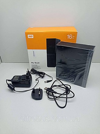 Внешний жесткий диск HDD SSD Б/У WD My Book Desktop 16 TB (WDBBGB0160HBK). Киев. фото 1 Внешний жесткий диск HDD SSD Б/У WD My Book Desktop 16 TB (WDBBGB0160HBK). Киев. фото 1