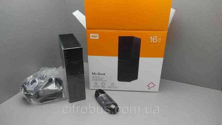 Внешний жесткий диск HDD SSD Б/У WD My Book Desktop 16 TB (WDBBGB0160HBK). Киев. фото 1 Внешний жесткий диск HDD SSD Б/У WD My Book Desktop 16 TB (WDBBGB0160HBK). Киев. фото 1