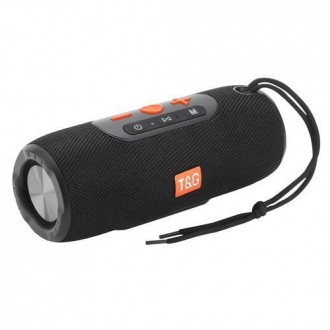 Bluetooth-колонка TG341, з функцією speakerphone, радіо, black. . фото 2