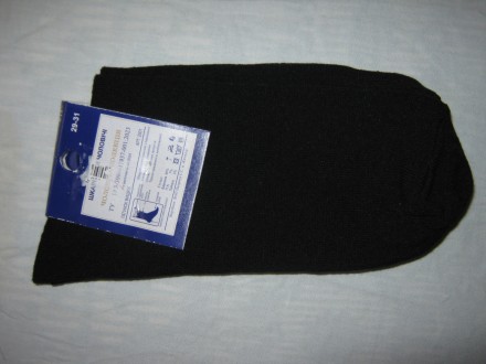  Шкарпетки чоловічі чорні розмір 29-31 (44-46) універсальний. Виробник м. Ж. . фото 4