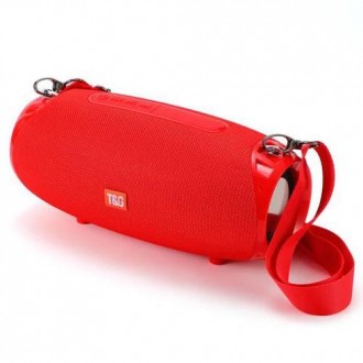 Bluetooth-колонка TG534, з функцією speakerphone, радіо, red. . фото 2