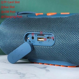 Bluetooth-колонка TG341, з функцією speakerphone, радіо, blue. . фото 6