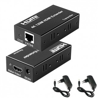 Удлинитель HDMI по RJ45 витой паре активный, до 120м. Киев. фото 1 Удлинитель HDMI по RJ45 витой паре активный, до 120м. Киев. фото 1