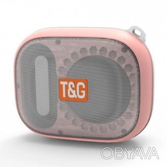 Bluetooth-колонка TG394, IPX7, з функцією speakerphone, радіо, pink. . фото 1