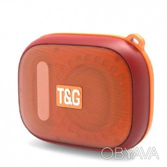 Bluetooth-колонка TG394, IPX7, з функцією speakerphone, радіо, red. . фото 1