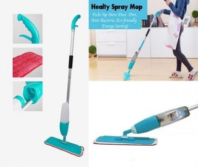 Швабра с распылителем и насадка из микрофибры (Spray mop, Спрей моп)
Вымыть полы. . фото 4
