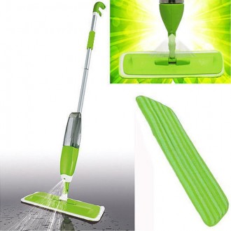 Швабра с распылителем и насадка из микрофибры (Spray mop, Спрей моп)
Вымыть полы. . фото 2