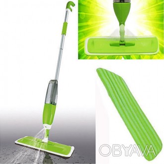 Швабра с распылителем и насадка из микрофибры (Spray mop, Спрей моп)
Вымыть полы. . фото 1
