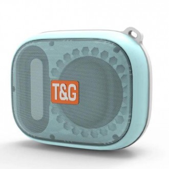 Bluetooth-колонка TG394, IPX7, з функцією speakerphone, радіо, blue. . фото 2