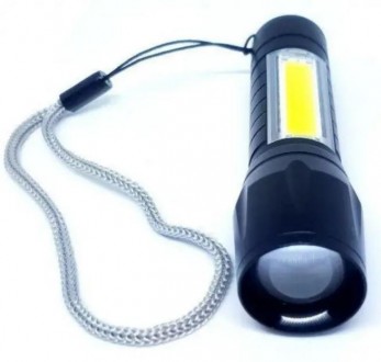 Мощный фонарик с регулируемым зумом пучка света и тремя режимами свечения в комп. . фото 6