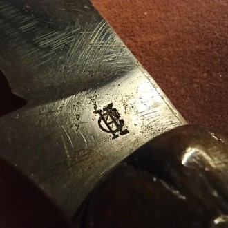 нож Боцманский Шлюпочный морской, клеймо "СН" (ВОРСМА) оригинал. . фото 3