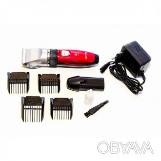 Машинка для стрижки волос Gemei/Geemy GM-6001 + аккумулятор Красная
Машинки для . . фото 1